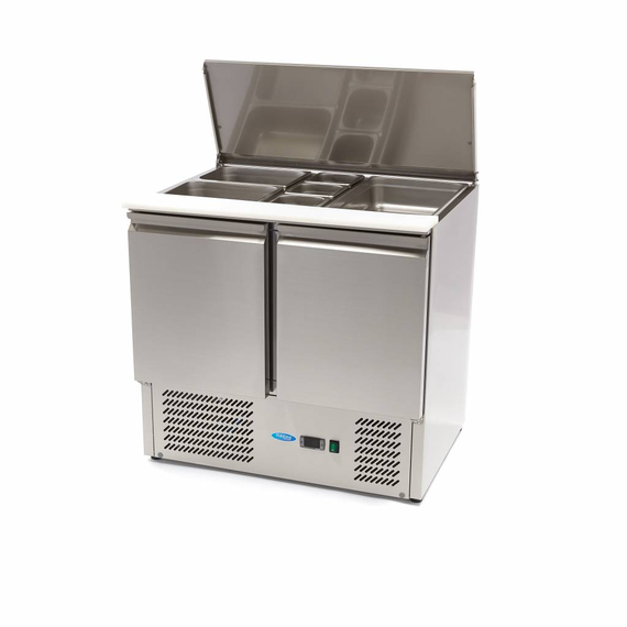 Maxima Gastro Saladette - 257 l - 90 cm - 2 Türen 1 Maxima Gastro Saladette - 257 l - 90 cm - 2 Türen