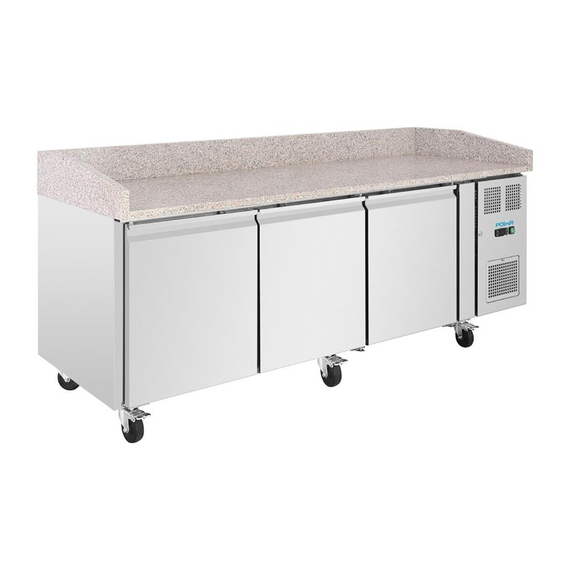 Polar Serie U Patisserie Vorbereitungskühltisch 3-türig mit Marmorarbeitsfläche 8 Polar Serie U Patisserie Vorbereitungskühltisch 3-türig mit Marmorarbeitsfläche
