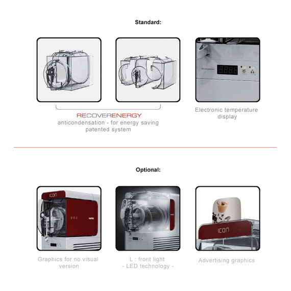 Ugolini Granitor® ICON 3/1 ETC Slush-Eismaschine 7 Ugolini Granitor® ICON 3/1 ETC Slush-Eismaschine