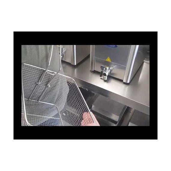 Maxima Gastro Fritteuse - 8 l - 1 Korb - mit Ablasshahn 8 Maxima Gastro Fritteuse - 8 l - 1 Korb - mit Ablasshahn