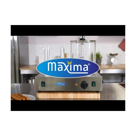 Maxima Gastro Würstchenwärmer - Ø20 x 24 cm - Spülmaschinenfest - mit 4 Spikes 4 Maxima Gastro Würstchenwärmer - Ø20 x 24 cm - Spülmaschinenfest - mit 4 Spikes