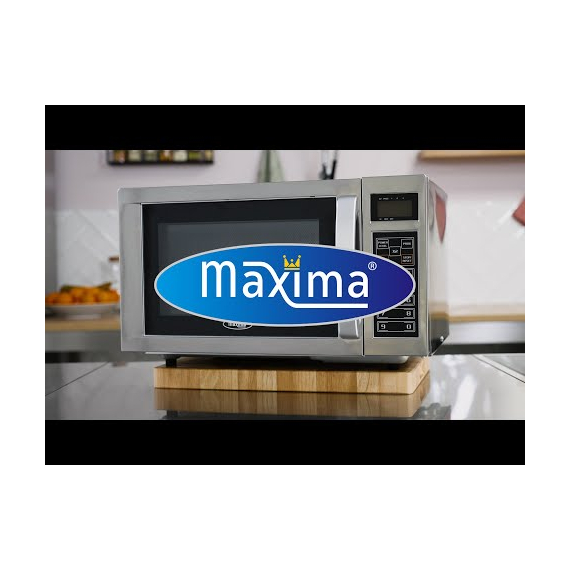 Maxima Gastro Mikrowelle - 1000W - 20 Programme - Platten bis zu Ø32 cm 7 Maxima Gastro Mikrowelle - 1000W - 20 Programme - Platten bis zu Ø32 cm