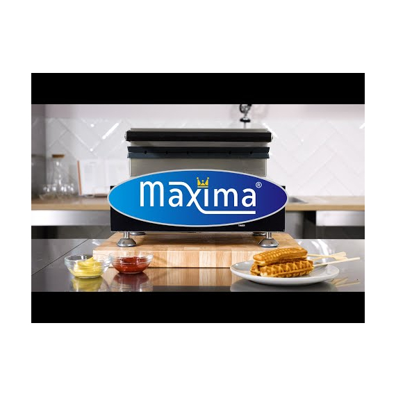 Maxima Gastro Waffelmacher - 6 Sticks - Maishunde - 2 Muster 8 Maxima Gastro Waffelmacher - 6 Sticks - Maishunde - 2 Muster