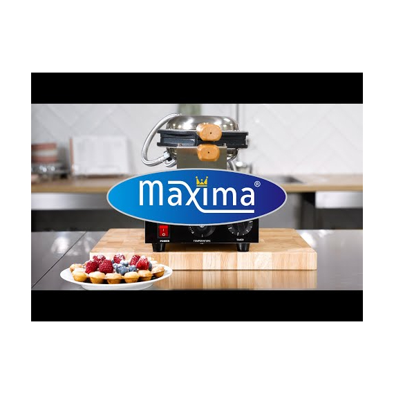 Maxima Gastro Waffelmacher - 1 Stücke - Blasenmuster 8 Maxima Gastro Waffelmacher - 1 Stücke - Blasenmuster